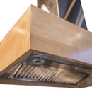 ZLINE 30" Wooden Island Range Hood with Butcher Block (681iM-30) Range Hoods ZLINE 