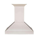 ZLINE 30" Wooden Wall Mount Range Hood in White with Crown Molding (KBTT-30) Range Hoods ZLINE 