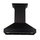 ZLINE 30" Wooden Wall Range Hood in Black (KPCC-30) Range Hoods ZLINE 