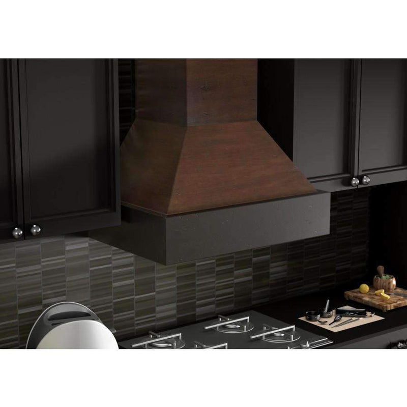 ZLINE 30" Wooden Wall Range Hood with Crown Molding (355AH-30) Range Hoods ZLINE 