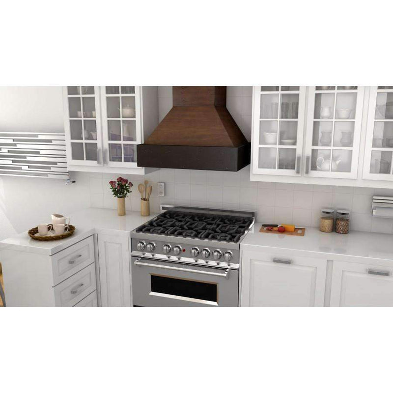 ZLINE 30" Wooden Wall Range Hood with Crown Molding (355AH-30) Range Hoods ZLINE 