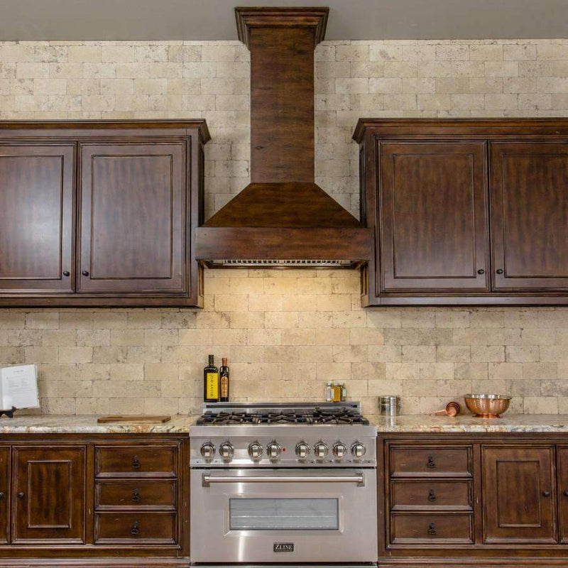 ZLINE 30" Wooden Wall Range Hood with Crown Molding (355WH-30) Range Hoods ZLINE 