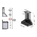 ZLINE 30" Wooden Wall Range Hood with Crown Molding(329WH-30) Range Hoods ZLINE 