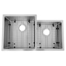 ZLINE 32" Jackson Undermount Double Bowl Stainless Steel Kitchen Sink with Bottom Grid (SRDR-32) Kitchen Sink ZLINE 