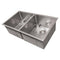ZLINE 33-Inch Anton Undermount Double Bowl Fingerprint Resistant Stainless Steel Kitchen Sink with Bottom Grid (SR50D-33S)