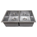 ZLINE 33" Anton Undermount Double Bowl DuraSnow® Stainless Steel Kitchen Sink with Bottom Grid (SR50D-33S) Kitchen Sink ZLINE 