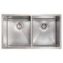 ZLINE 33" Anton Undermount Double Bowl DuraSnow® Stainless Steel Kitchen Sink with Bottom Grid (SR50D-33S) Kitchen Sink ZLINE 