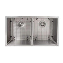 ZLINE 33" Anton Undermount Double Bowl Stainless Steel Kitchen Sink with Bottom Grid (SR50D-33) Kitchen Sink ZLINE 