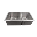 ZLINE 33" Chamonix Undermount Double Bowl Stainless Steel Kitchen Sink with Bottom Grid (SR60D-33) Kitchen Sink ZLINE 