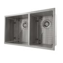 ZLINE 33" Chamonix Undermount Double Bowl Stainless Steel Kitchen Sink with Bottom Grid (SR60D-33) Kitchen Sink ZLINE 