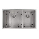 ZLINE 33" Chamonix Undermount Double Bowl Stainless Steel Kitchen Sink with Bottom Grid (SR60D-33) Kitchen Sink ZLINE 