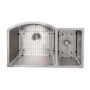 ZLINE 33" Cortina Undermount Double Bowl Stainless Steel Kitchen Sink with Bottom Grid (SC70D-33) Kitchen Sink ZLINE 