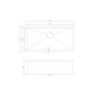 ZLINE 33" Garmisch Undermount Single Bowl Stainless Steel Kitchen Sink with Bottom Grid and Accessories (SLS-33) Kitchen Sink ZLINE 