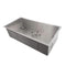 ZLINE 33-Inch Meribel Undermount Single Bowl Stainless Steel Kitchen Sink with Bottom Grid (SRS-33)