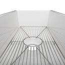 ZLINE 33" Venice Farmhouse Apron Front Single Bowl Reversible Fireclay Kitchen Sink with Bottom Grid in White Gloss (FRC5131-WH-33) Kitchen Sink ZLINE 