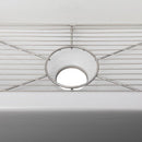 ZLINE 33" Venice Farmhouse Apron Front Single Bowl Reversible Fireclay Kitchen Sink with Bottom Grid in White Gloss (FRC5131-WH-33) Kitchen Sink ZLINE 
