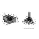 ZLINE 34" Ducted Remote Blower Range Hood Insert in Stainless Steel (698-RS-34-400) Range Hoods ZLINE 