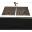 ZLINE 36" Anton Undermount Double Bowl DuraSnow® Stainless Steel Kitchen Sink with Bottom Grid (SR50D-36S) Kitchen Sink ZLINE 