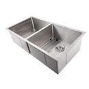 ZLINE 36" Anton Undermount Double Bowl Stainless Steel Kitchen Sink with Bottom Grid (SR50D-36) Kitchen Sink ZLINE 