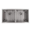ZLINE 36" Anton Undermount Double Bowl Stainless Steel Kitchen Sink with Bottom Grid (SR50D-36) Kitchen Sink ZLINE 