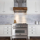 ZLINE 36" Convertible Designer Series Wooden Wall Mount Range Hood in Butcher Block (681W-36) Range Hoods ZLINE 