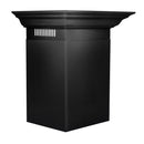 ZLINE 36" Convertible Vent Wall Mount Range Hood in Black Stainless Steel with Crown Molding (BSKENCRN-36) Range Hoods ZLINE 