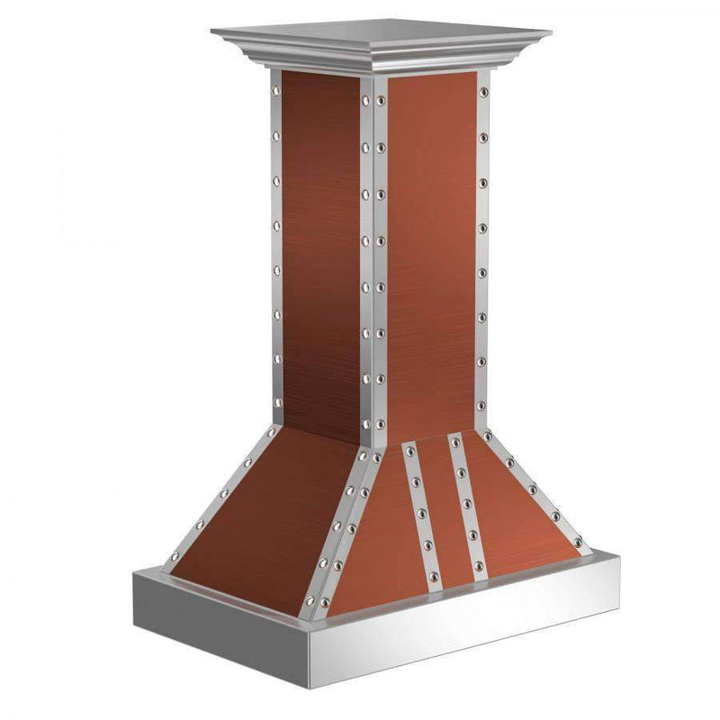 ZLINE 36" Copper Finish Island Range Hood with 700 CFM Motor (655i-CSSSS-36) Range Hoods ZLINE 