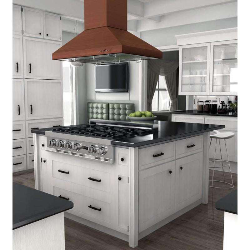 ZLINE 36" Copper Island Range Hood (8KL3iC-36) Range Hoods ZLINE 