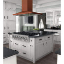 ZLINE 36" Designer Series Copper Finish Island Range Hood, 8GL2Ci-36 Range Hoods ZLINE 