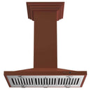 ZLINE 36" Designer Series Copper Finish Island Range Hood, 8GL2Ci-36 Range Hoods ZLINE 