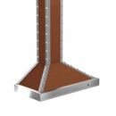ZLINE 36" Designer Series Copper Finish Wall Range Hood (KB2-CSSXS-36) Range Hoods ZLINE 