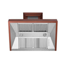 ZLINE 36" Designer Series Copper Finish Wall Range Hood with 700 CFM Motor (655-SCCCC-36) Range Hoods ZLINE 