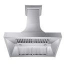ZLINE 36" Designer Series DuraSnow Stainless Wall Range Hood (8632S-36) Range Hoods ZLINE 