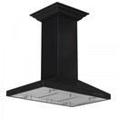 ZLINE 36" Designer Series Oil-Rubbed Bronze Island Range Hood (8KL3iB-36) Range Hoods ZLINE 