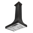 ZLINE 36" Designer Series Oil-Rubbed Bronze Wall Range Hood with 700 CFM Motor (8632B-36) Range Hoods ZLINE 