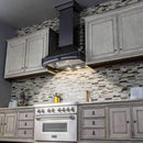 ZLINE 36" Designer Wooden Wall Range Hood with Crown Molding and 700 CFM Motor (321CC-36) Range Hoods ZLINE 