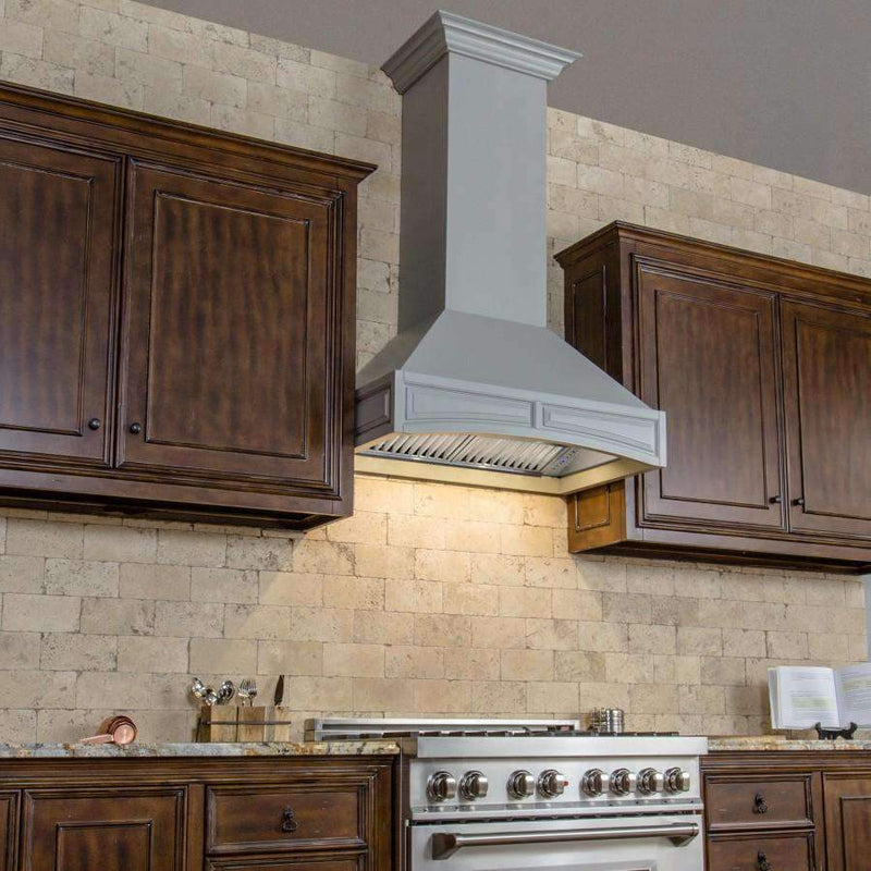 ZLINE 36" Designer Wooden Wall Range Hood with Crown Molding and 700 CFM Motor (321UU-36) Range Hoods ZLINE 