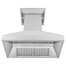 ZLINE 36" Ducted Vent Island Mount Range Hood in Stainless Steel with Built-in CrownSoundBluetooth Speakers (597iCRN-BT-36) Range Hoods ZLINE 