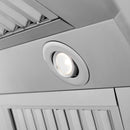 ZLINE 36" Ducted Vent Island Mount Range Hood in Stainless Steel with Built-in CrownSoundBluetooth Speakers (597iCRN-BT-36) Range Hoods ZLINE 