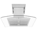 ZLINE 36" Ducted Vent Island Mount Range Hood in Stainless Steel with Built-in CrownSoundBluetooth Speakers (GL5iCRN-BT-36) Range Hoods ZLINE 