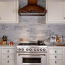 ZLINE 36 in. Carved Wooden Wall Mount Range Hood in Walnut (KBRRC-36) Range Hoods ZLINE 