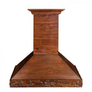 ZLINE 36 in. Carved Wooden Wall Mount Range Hood in Walnut (KBRRC-36) Range Hoods ZLINE 