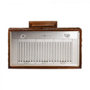 ZLINE 36 in. Carved Wooden Wall Mount Range Hood in Walnut (KBRRC-36) Range Hoods ZLINE 