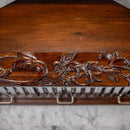 ZLINE 36 in. Carved Wooden Wall Mount Range Hood in Walnut (KBRRC-36) Range Hoods ZLINE 