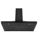 ZLINE 36 in. Convertible Vent Wall Mount Range Hood in Black Stainless Steel (BSKBN-36) Range Hoods ZLINE 