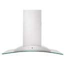 ZLINE 36 in. Convertible Vent Wall Mount Range Hood in Stainless Steel & Glass (KN-36) Range Hoods ZLINE 