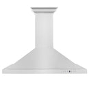 ZLINE 36 in. Convertible Vent Wall Mount Range Hood in Stainless Steel with Crown Molding (KBCRN-36) Range Hoods ZLINE 