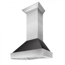 ZLINE 36 in. Ducted DuraSnow Stainless Steel Range Hood with Oil Rubbed Bronze Shell (8654ORB-36) Range Hoods ZLINE 