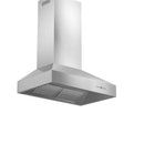 ZLINE 36 in. Professional Ducted Wall Mount Range Hood in Stainless Steel with Crown Molding (667CRN-36) Range Hoods ZLINE 