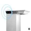 ZLINE 36 in. Wall Mount Range Hood in Stainless Steel with Built-in CrownSound Bluetooth Speakers (KL2CRN-BT-36) Range Hoods ZLINE 